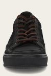 Frye Hoyt Low Lace - Black-suede
