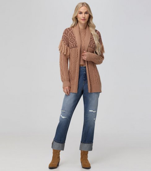 Frye Southwestern Cable Cardigan - Southwestern Cable Cardigan - Click Image to Close