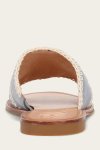 Frye Ava Crochet Slide - Steel-blue