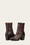 Frye Jean Short Inside Zip - Chocolate