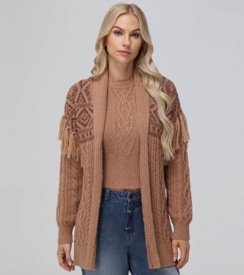 Frye Southwestern Cable Cardigan - Southwestern Cable Cardigan - Click Image to Close