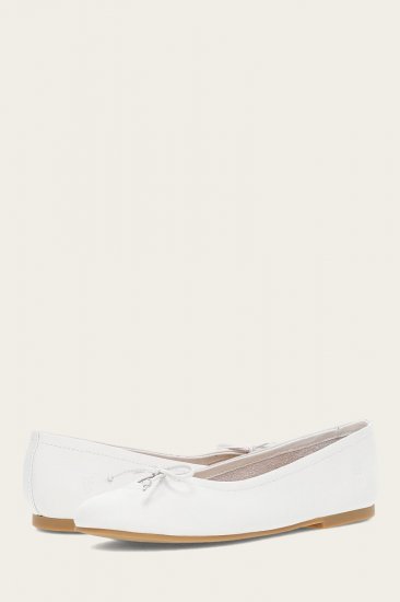 Frye Emma Ballet - White - Click Image to Close