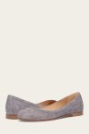 Frye Carson Ballet - Steel-blue
