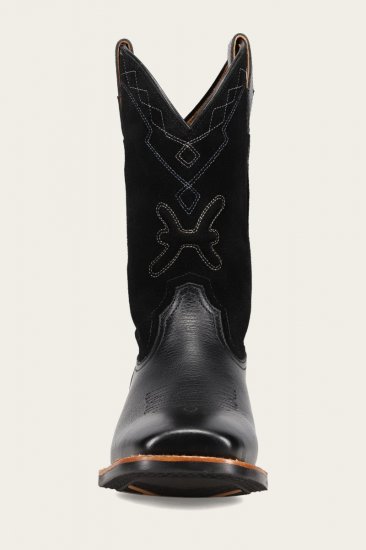Frye Hauser Logo Stitch - Black-black - Click Image to Close