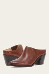 Frye Sara Western Mule - Cinnamon