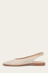 Frye Kenzie Slingback Flat - Ivory