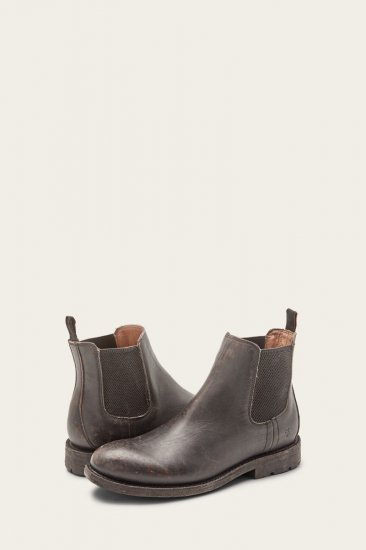 Frye Bowery Chelsea - Antiqued-black - Click Image to Close