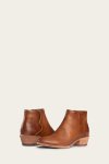 Frye Carson Piping Bootie - Caramel