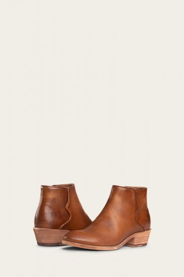 Frye Carson Piping Bootie - Caramel - Click Image to Close