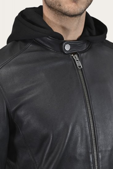 Frye Modern Racer Jacket With Hood - Modern Racer Jacket With Hood - Click Image to Close