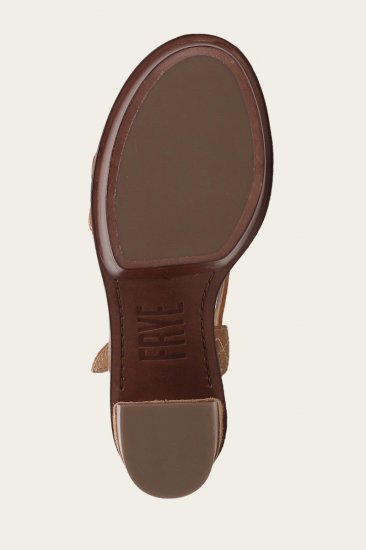 Frye Pipa Woodstock Sandal - Almond - Click Image to Close