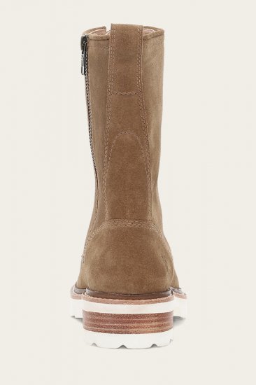 Frye Olivia Combat - Almond - Click Image to Close