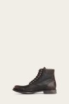 Frye Tyler Lace Up - Antiqued-black