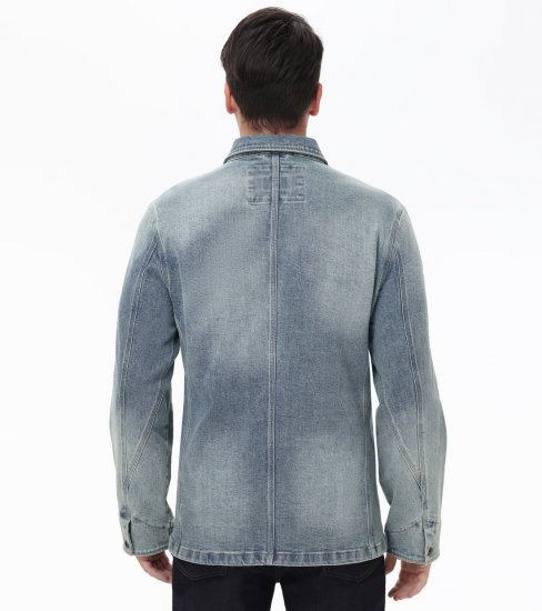 Frye Denim Chore Jacket - Denim Chore Jacket - Click Image to Close