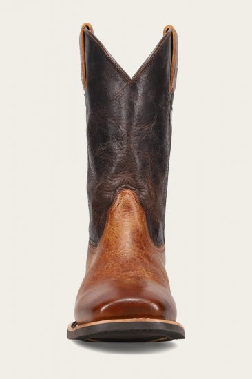 Frye Hauser Roper - Saddle-dark-brown - Click Image to Close