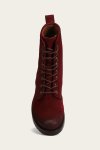 Frye Veronica Combat - Wine