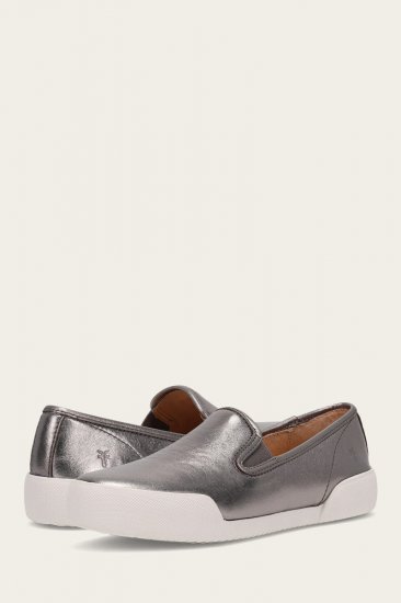 Frye Mia Slip On - Dark-pewter - Click Image to Close