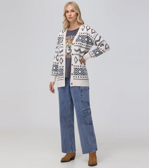 Frye Fairisle Boyfriend Cardigan - Fairisle Boyfriend Cardigan - Click Image to Close