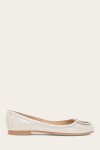 Frye Carson Logo Ballet - Ivory