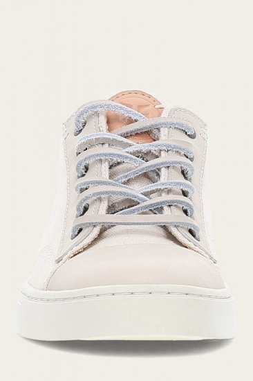 Frye Ivy Canvas Low Lace - Ivory - Click Image to Close