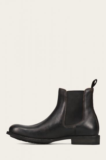 Frye Tyler Flex Chelsea - Antique-black - Click Image to Close