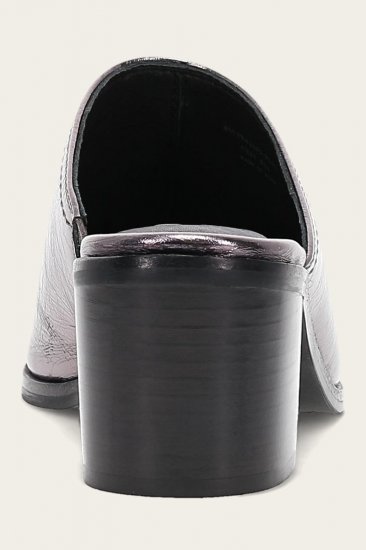 Frye Sadie Mule - Pewter - Click Image to Close