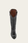 Frye Melissa Double Sole Button Lug Tall - Black