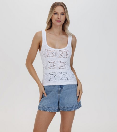 Frye Crochet Tank - Crochet Tank - Click Image to Close
