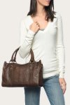 Frye Melissa Satchel - Dark Brown