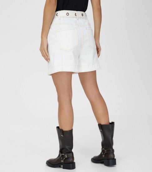 Frye High Waisted Belted Short - High Waisted Belted Short - Click Image to Close