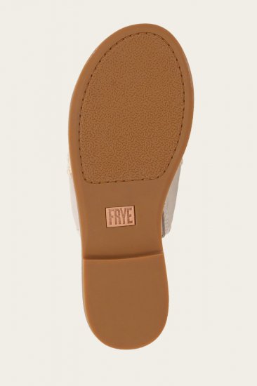 Frye Ava Crochet Slide - Ivory - Click Image to Close