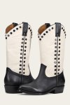 Frye Billy Pull On Stud - Black-ivory