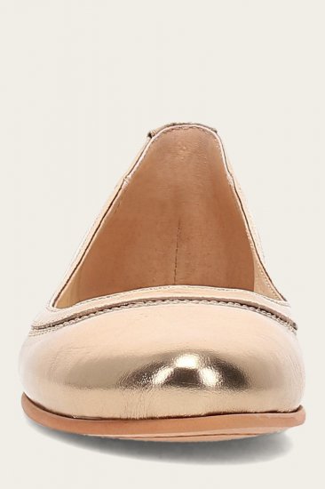 Frye Carson Ballet - Dark-gold - Click Image to Close