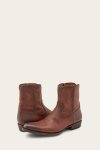 Frye Austin Inside Zip - Cognac