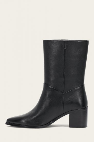 Frye Sadie Softy Mid - Black - Click Image to Close