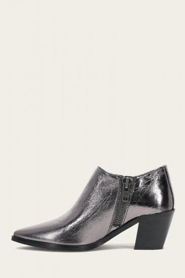 Frye Sara Western Shootie - Pewter - Click Image to Close