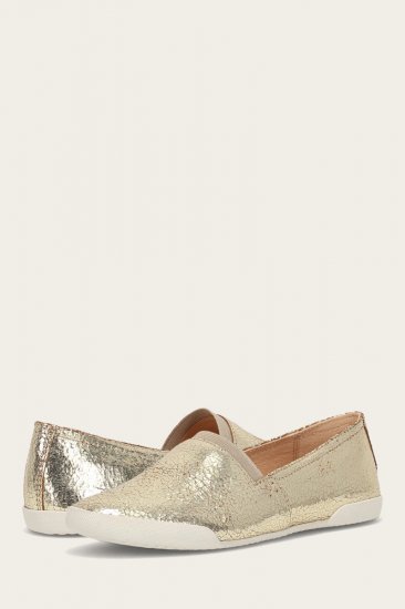 Frye Melanie Slip On - Gold-mirror - Click Image to Close