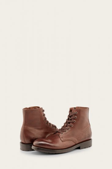 Frye Bowery Lace Up - Brown - Click Image to Close