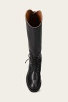 Frye Melissa Lug Back Zip - Black