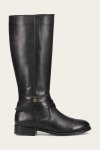 Frye Melissa Belted Tall Wide Calf - Black