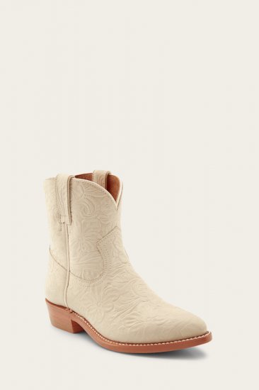 Frye Billy Short - Ivory-embossed-floral - Click Image to Close