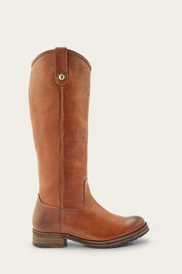 Frye Melissa Double Sole Button Lug Tall - Bronze - Click Image to Close