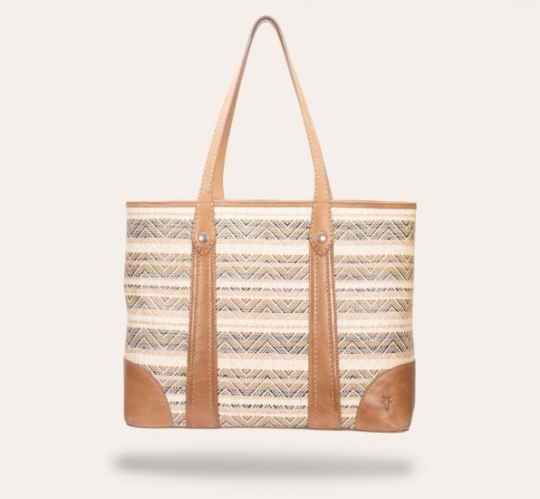 Frye Melissa Straw Shopper - Melissa Straw Shopper - Click Image to Close