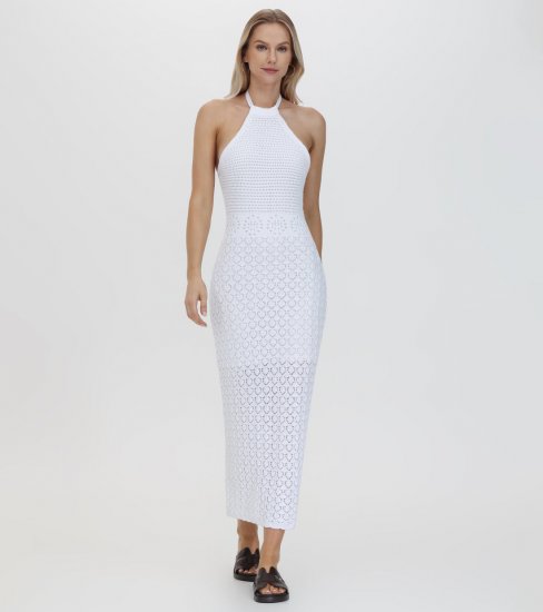 Frye Crochet Maxi Dress - Crochet Maxi Dress - Click Image to Close