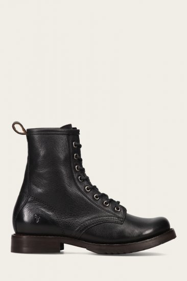 Frye Veronica Flex Combat - Black - Click Image to Close
