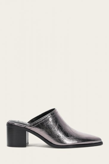 Frye Sadie Mule - Pewter - Click Image to Close