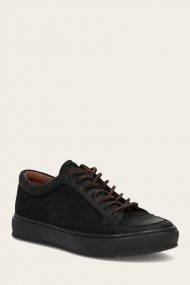 Frye Hoyt Low Lace - Black-suede