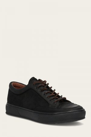 Frye Hoyt Low Lace - Black-suede
