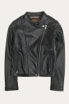 Frye Modern Biker-racer Leather Jacket - Modern Biker-racer Leather Jacket