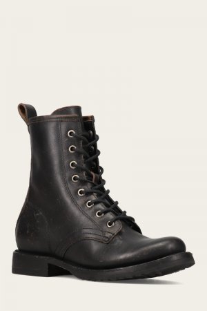 Frye Veronica Flex Combat - Antique-black